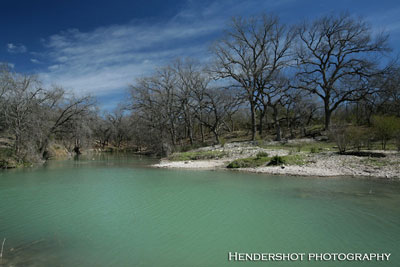 Ranchero Creek as it meets the Sabinal River in winter. The 'River Pasture' offers some great turkey and wild hog hunting. Brushy Hill Ranch provides affordable South Texas bowhunting. If you're looking for great bowhunting at cheap prices, check out Brushy Hill Ranch!